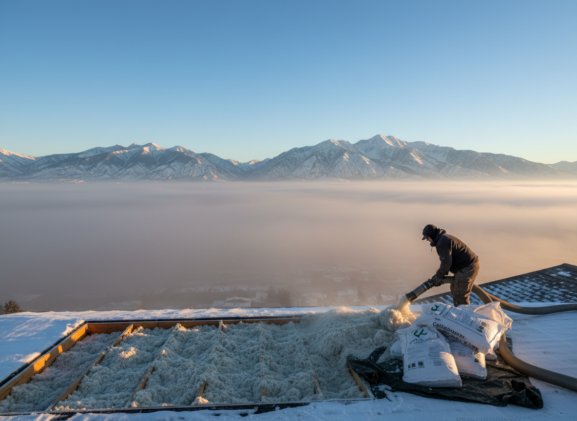 Attic Insulation and Winter Inversion in the Salt Lake Valley