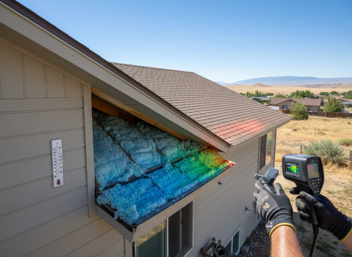 Summer Heat Gain and Attic Insulation in Midvale