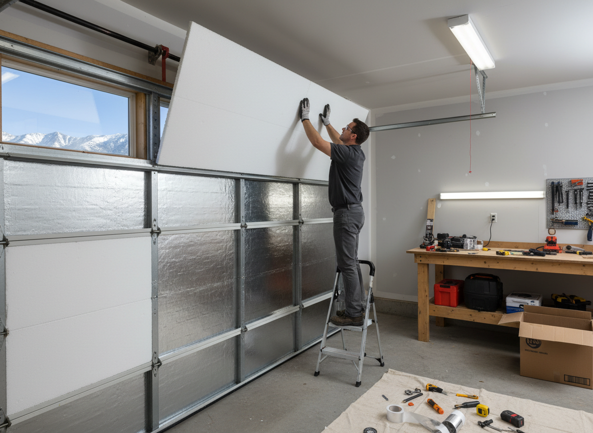 Garage Door Insulation in Midvale, UT