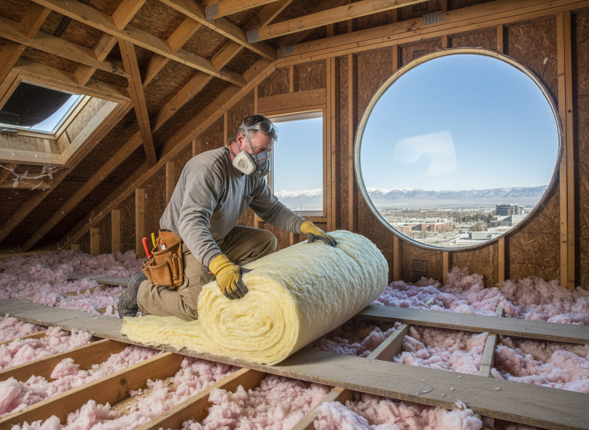 Attic Insulation in Sandy